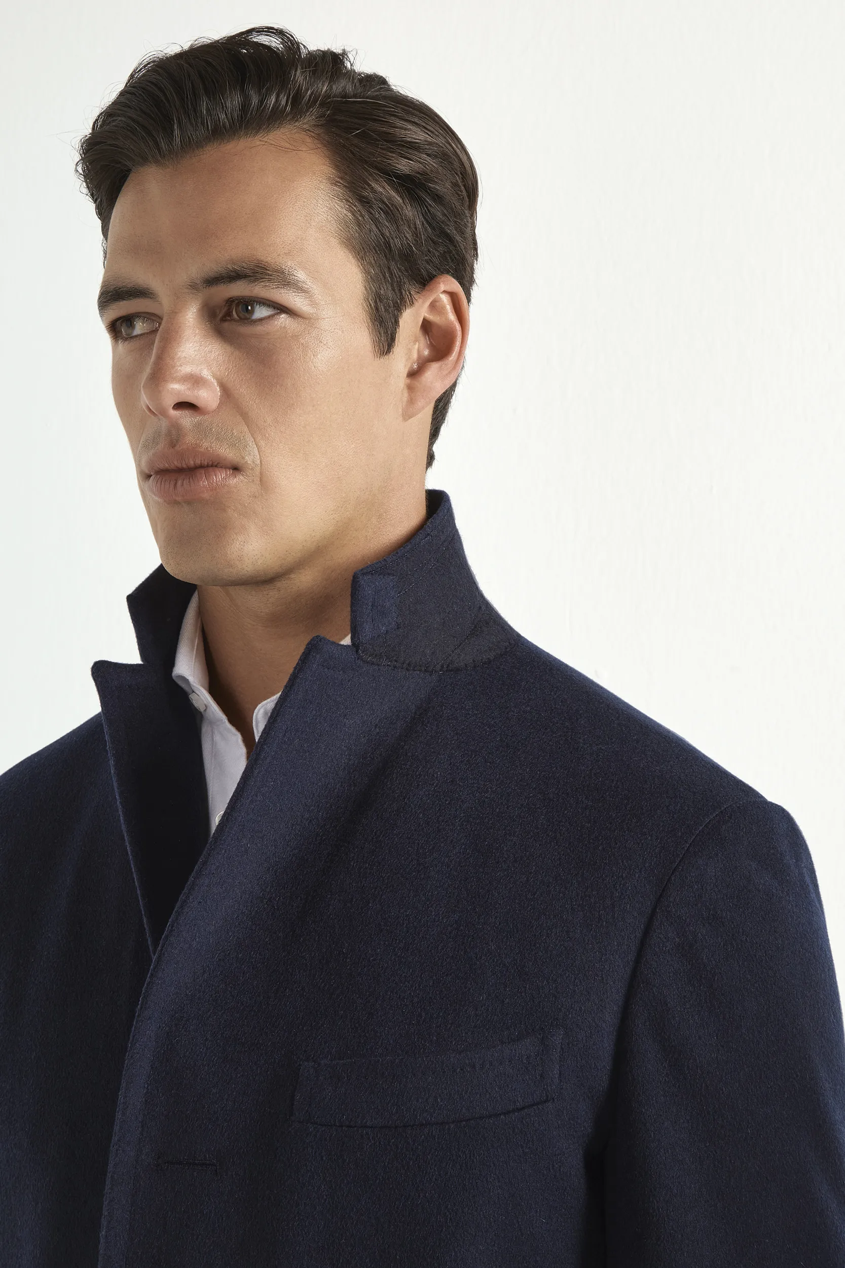 Blue overcoat - Made in Italy - Image 3